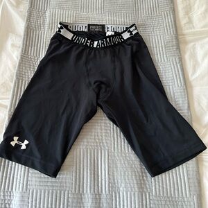 Under Armour Black Heat Gear Compression Shorts